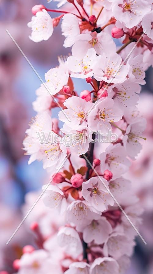 Cherry Blossoms in Full Bloom壁紙[70375c7946764df6b436]