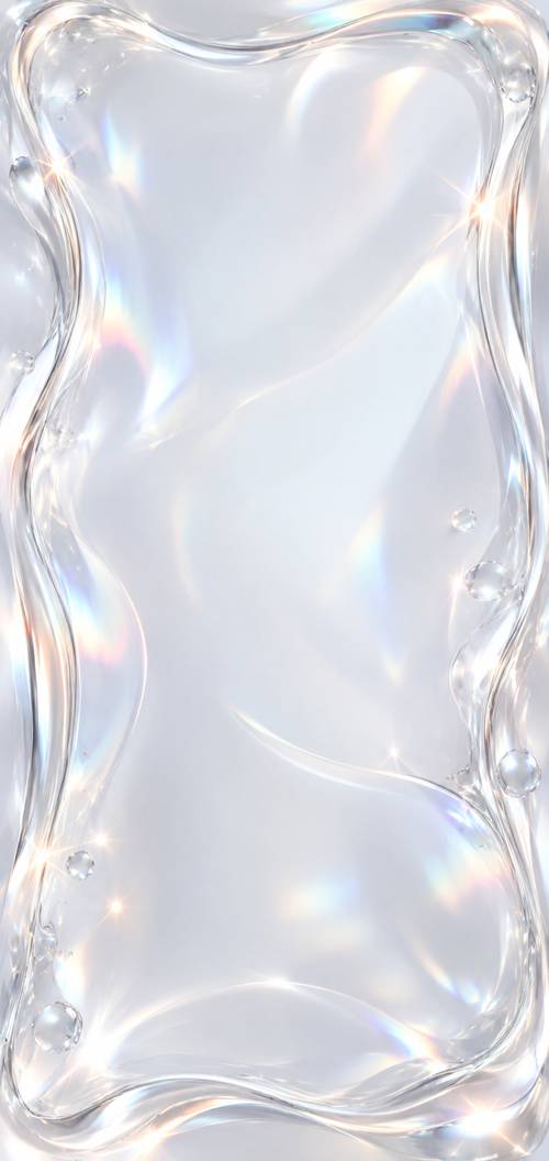 Shiny Swirls and Rainbow Light Reflections Wallpaper [d37c42a44f244c64b0b0]