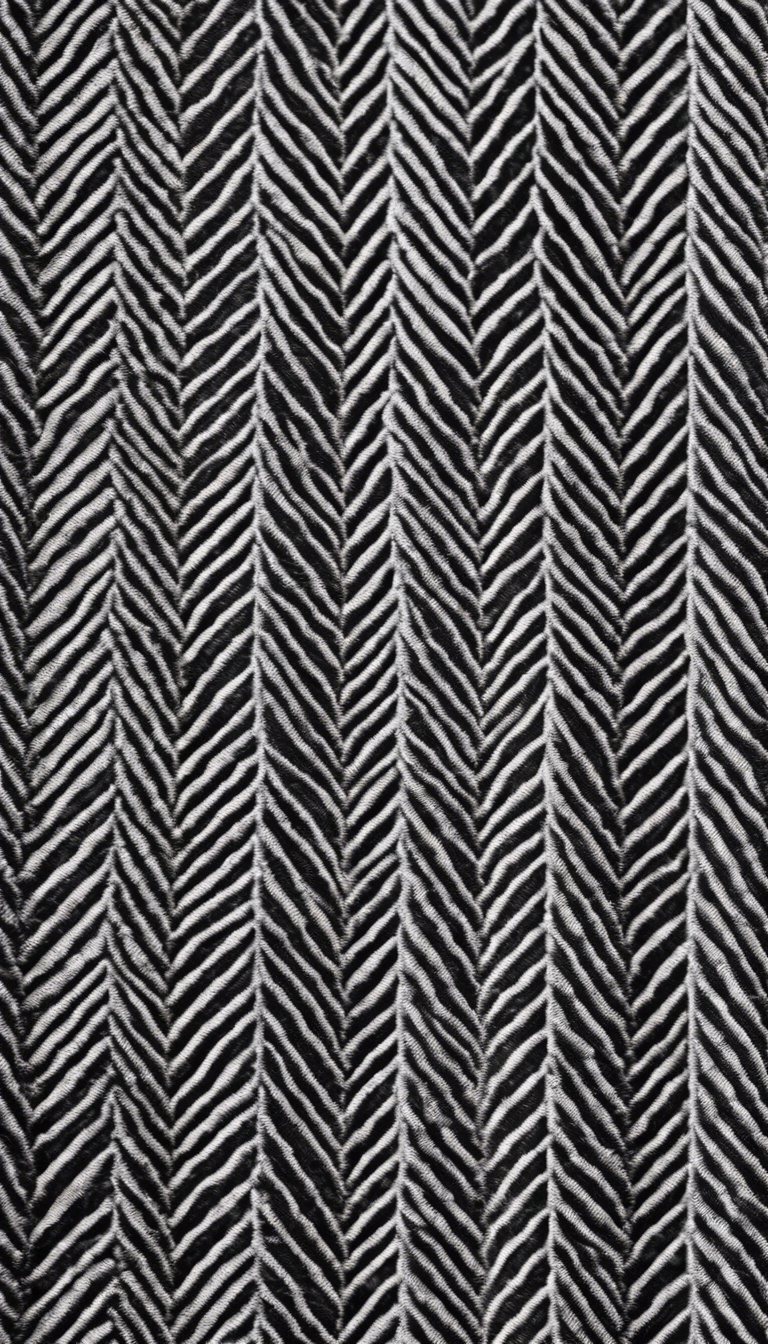 A vintage textile featuring a monochrome herringbone pattern. Wallpaper[48479832511b4f008137]