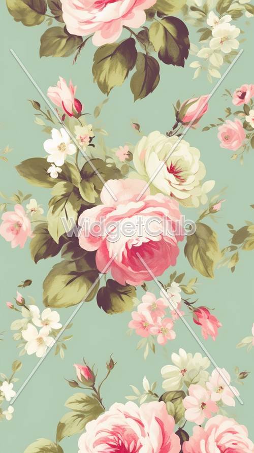 Vintage Flower Wallpaper [fb375ce7493b4928835e]