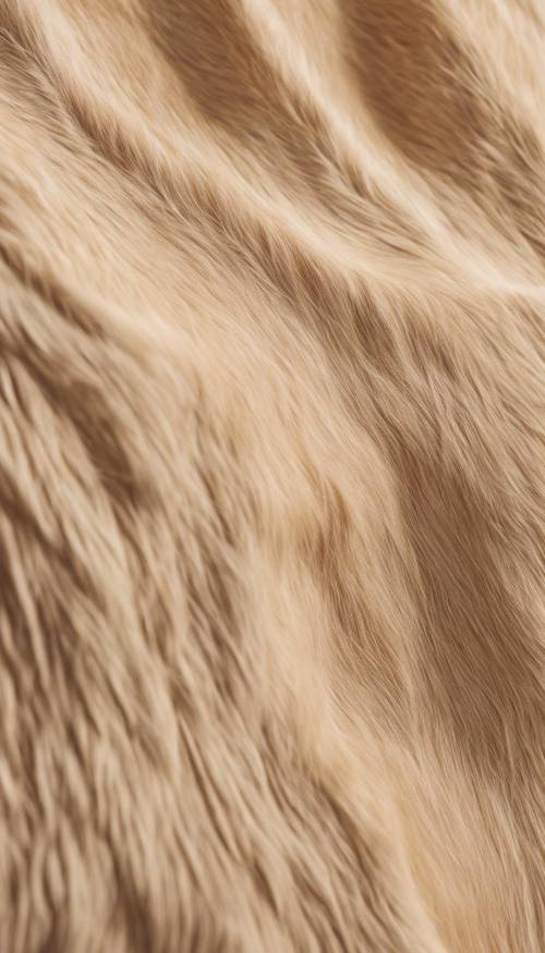 An up-close picture of a high-quality beige cowhide.