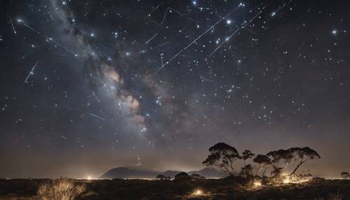 La constellation de la Croix du Sud capturée de façon spectaculaire sous le ciel de l&#39;hémisphère sud.