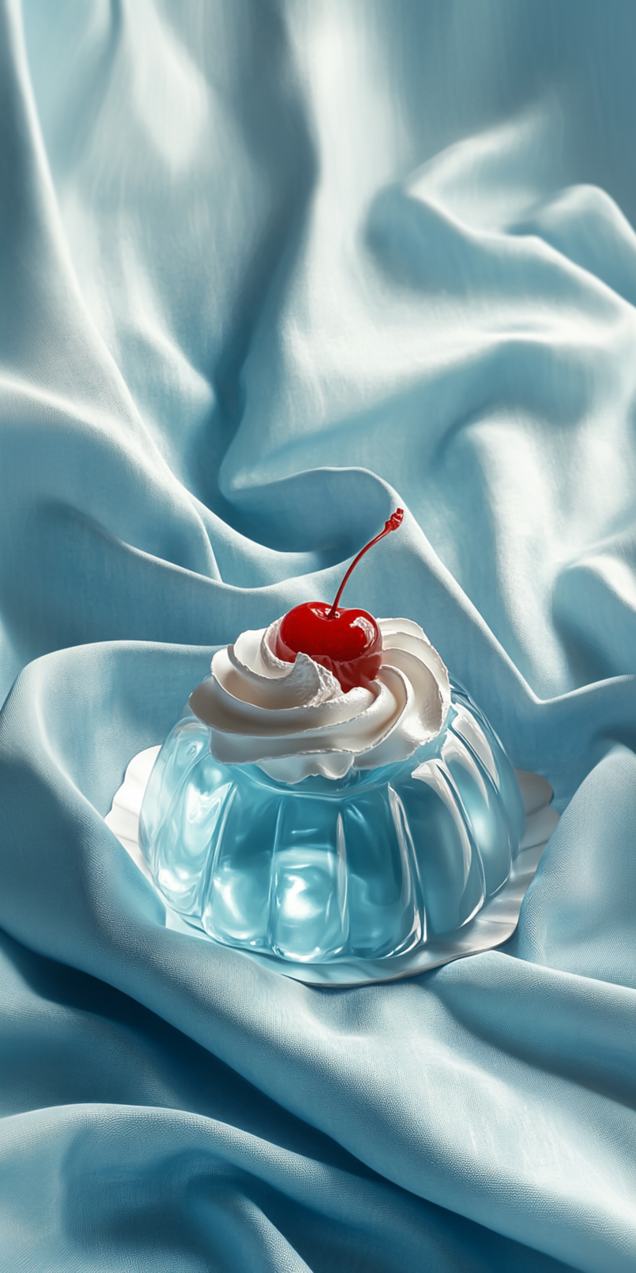 Cherry on Blue Dessert ورق الجدران[7cd7621011914104a10b]