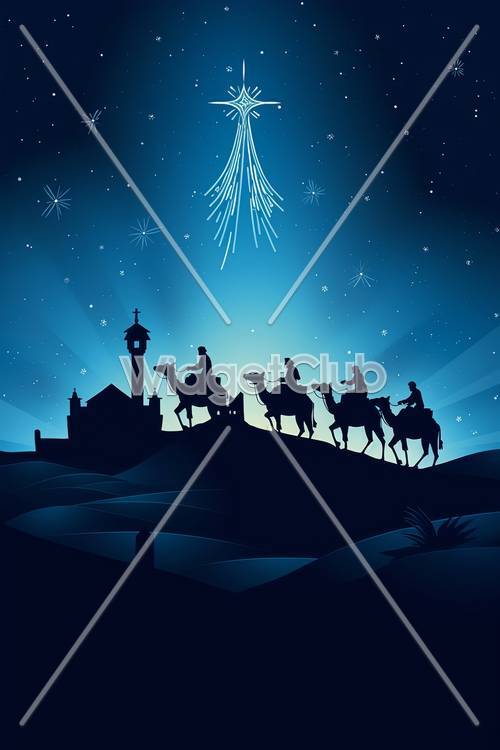 Starry Night Journey with the Three Wise Men