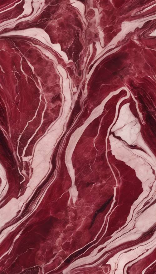 Seamless burgundy marble with soft ripples