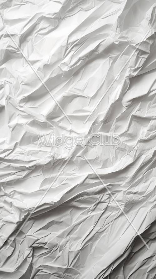Textura de papel branco amassado