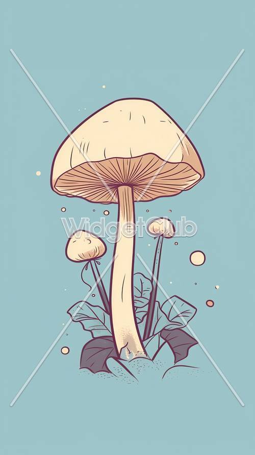天空中的蘑菇魔法