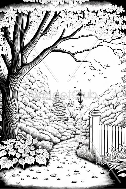 Enchanted Garden Path for Your Screen Tapet [ab6aab054a25434da19d]