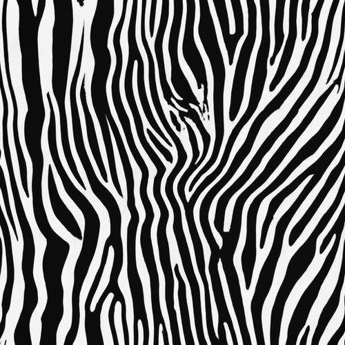 A detailed portray of a zebra's stripe pattern, like fingerprints unique to each.
