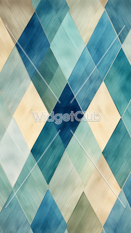 Blue Pattern Wallpaper [4c39d09da752434dbf80]