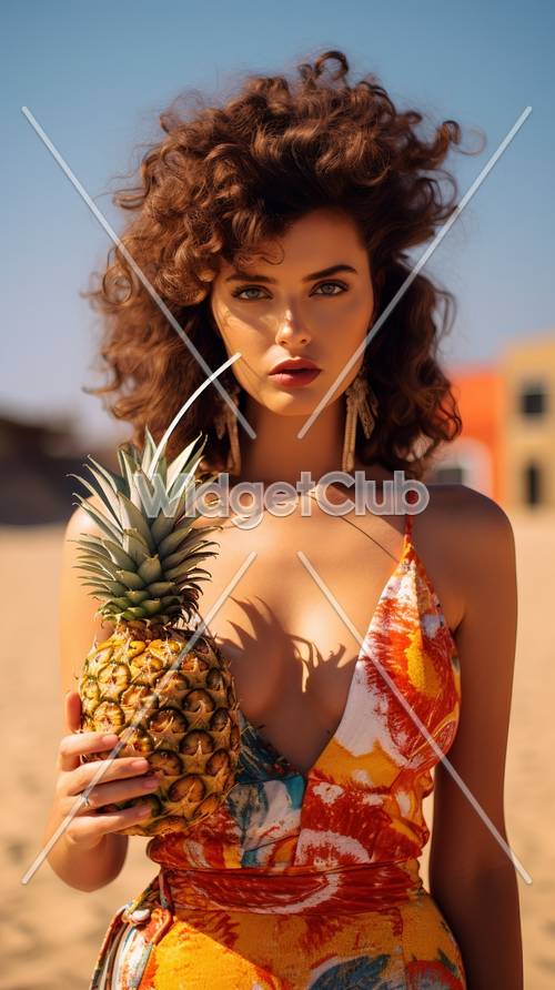 Tropical Beach Style Portrait