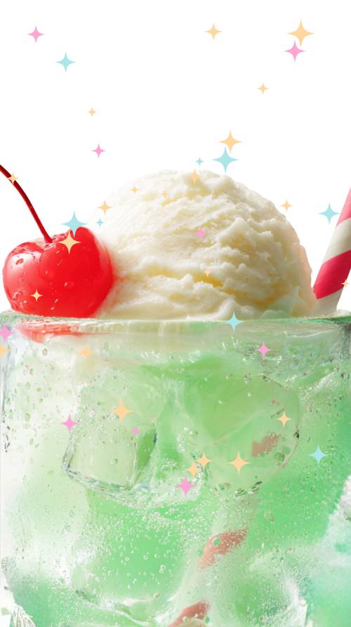カラフルなアイスクリームサンデーの壁紙