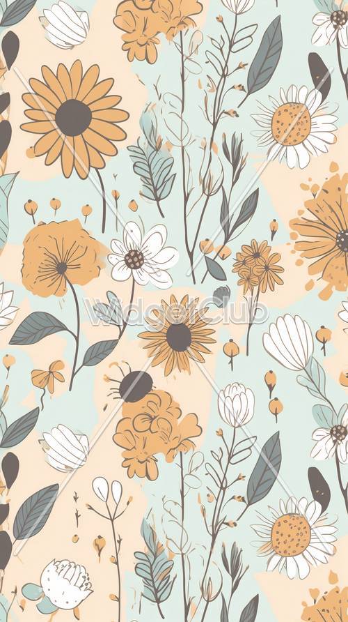 Beautiful Floral Pattern for Kids
