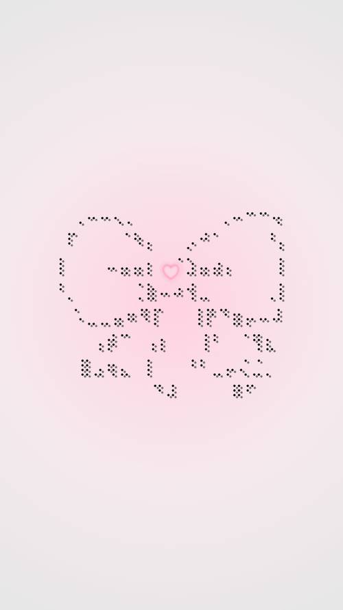Pink Dot Butterfly Design Behang [7daee92e689b4f0fa60a]