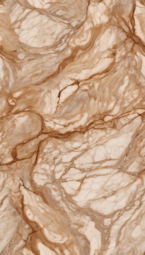 Rich tan marble with thin, winding veins in a seamless pattern. Tapet [964c98493afd4e869f11]