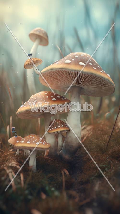 Funghi della foresta incantata