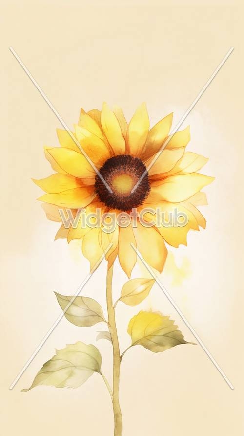 Sunflower Wallpaper[05f46c59d8cd4a1489ac]
