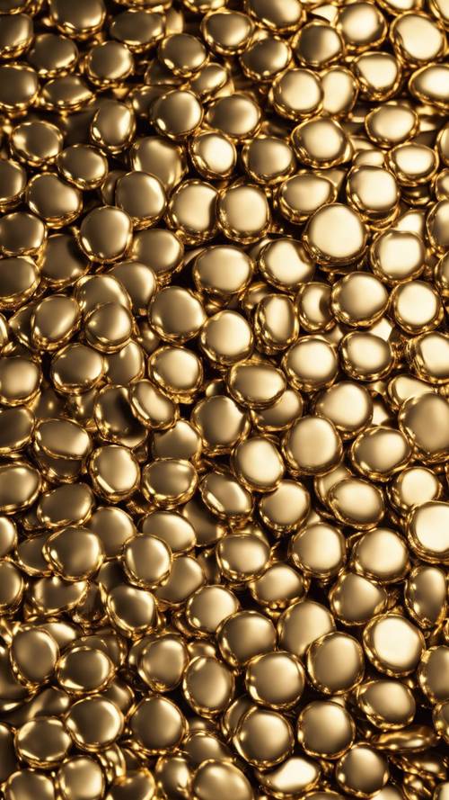 Luksusowe, złote, metaliczne tło rozmyte delikatnym oświetleniem.