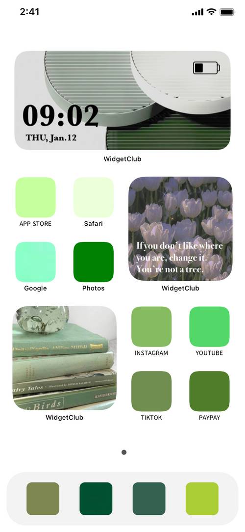 Green Home Screen ideas[lenBB9gBRicB3OZktR6p]