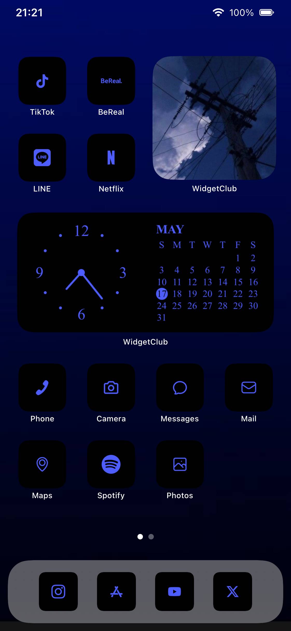 黒×青🎵💙Home Screen ideas[6t9HxhJVoYP4tvObNSlL]