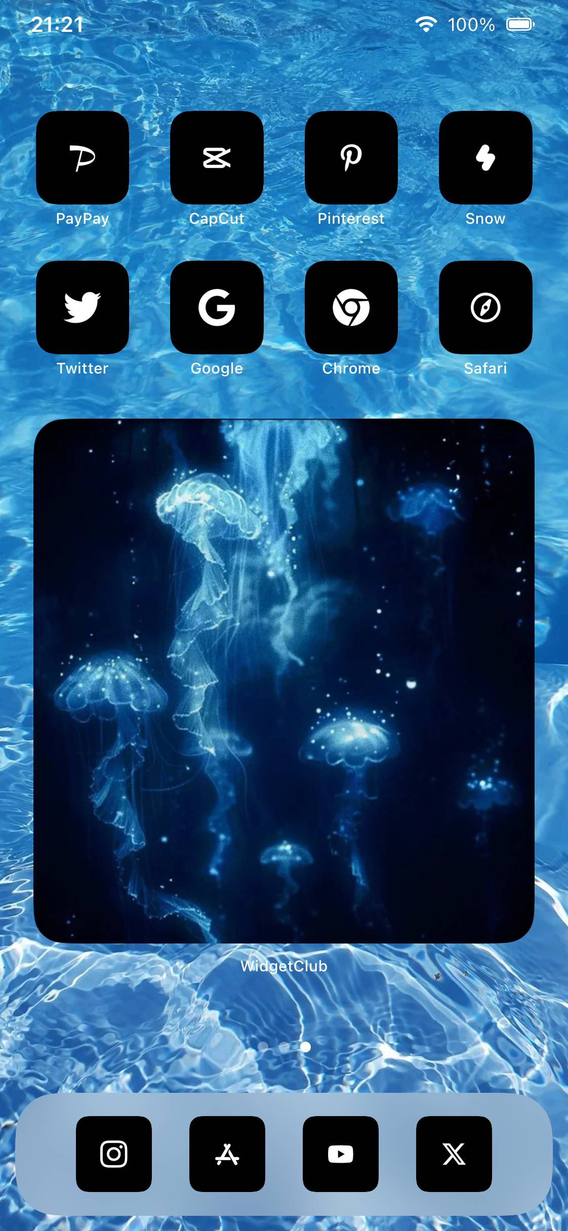 黒×青🖤💙Home Screen ideas[CCoW2kU2vsHzXCFoKV8I]