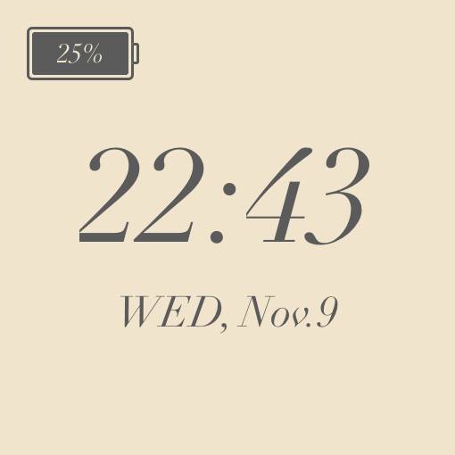 時計 Zeit Widget-Ideen[WLQrYYXWrecK3RxefSip]