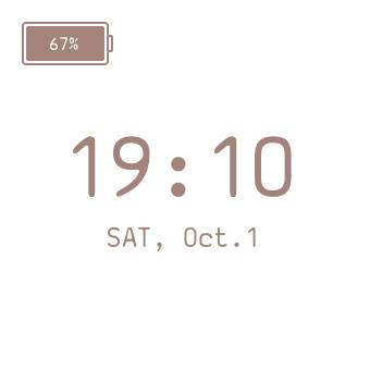 Zeit Widget-Ideen[btxIiTgGpokmnT5HIVGi]