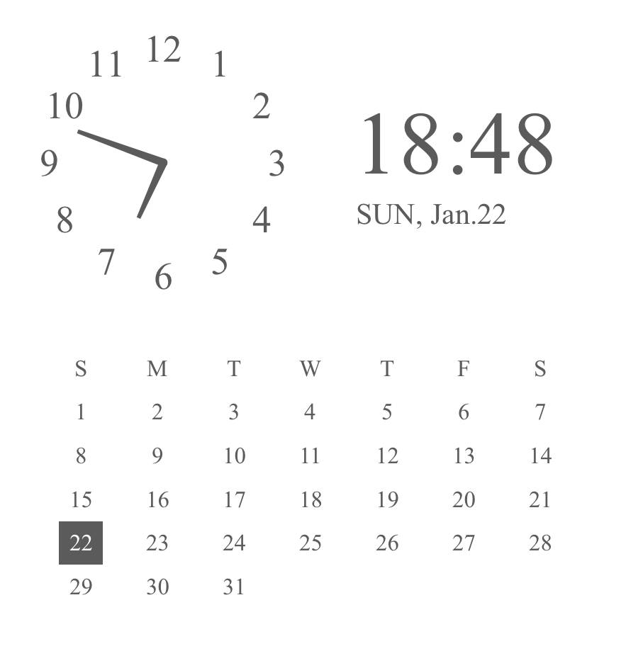 Horloge Idées de widgets[IhfjqdLu0OUum3R6MzTY]