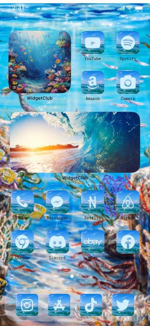 ocean theme Ideas para la pantalla de inicio[jQhlt8qDBnlMezhSwPaB]