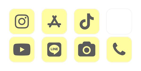 yellow Pack d'icônes d'application[t24QdU94egPGxMkcMfLx]
