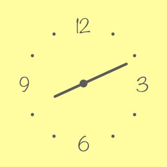 Time Horloge Idées de widgets[XTRecPCLjaS24edq0mK0]