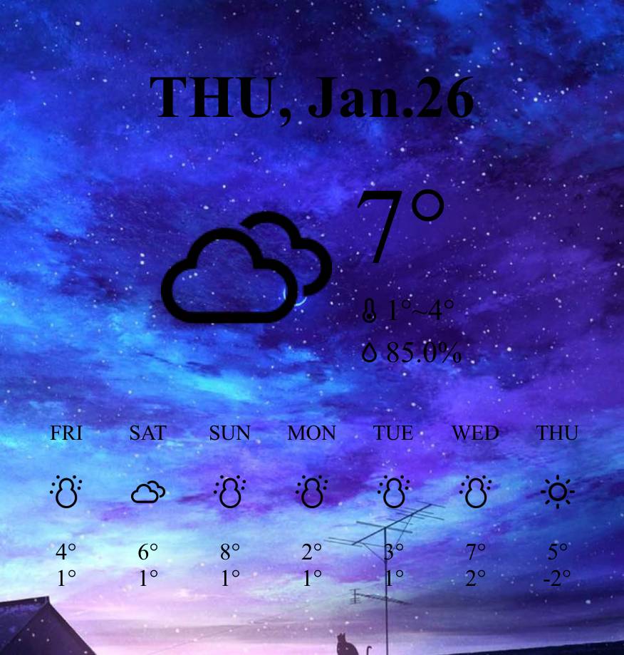 Tempo metereologico Idee widget[uWEtmcQBFNYVU3pGjQug]