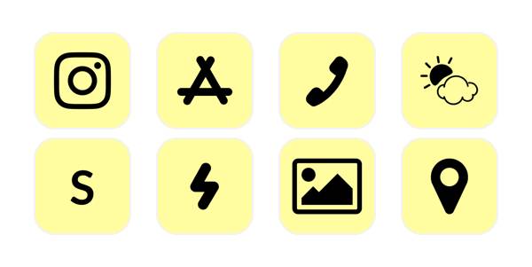 yellowandblack App-pictogrampakket[v73UjIlwRndil6Esrgac]