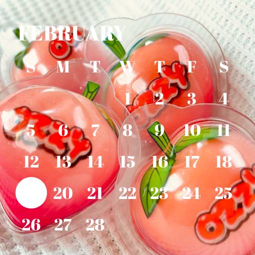 peach🍑 Calendario Ideas de widgets[LGYeYnoIApCXPA23cqm0]