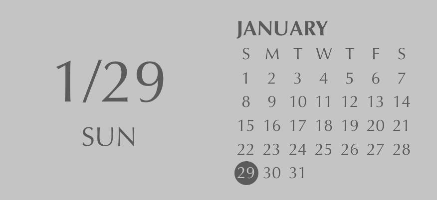 Calendario Ideas de widgets[9pa01iXQJXTPmJevdyQ1]