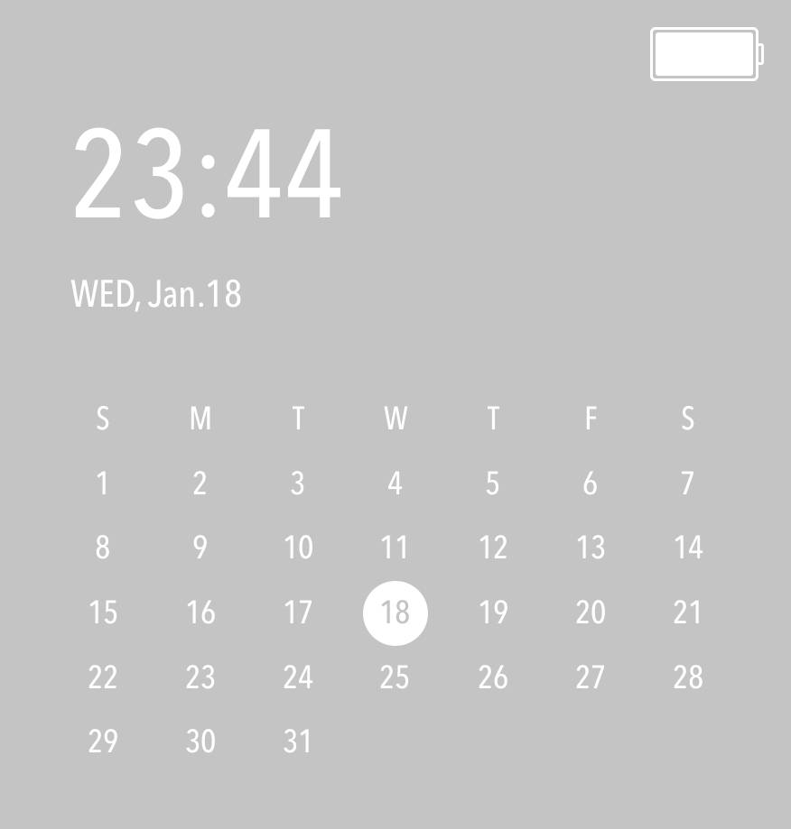 カレンダー Calendario Ideas de widgets[OZQCwY41DvgU5IWIRWuS]