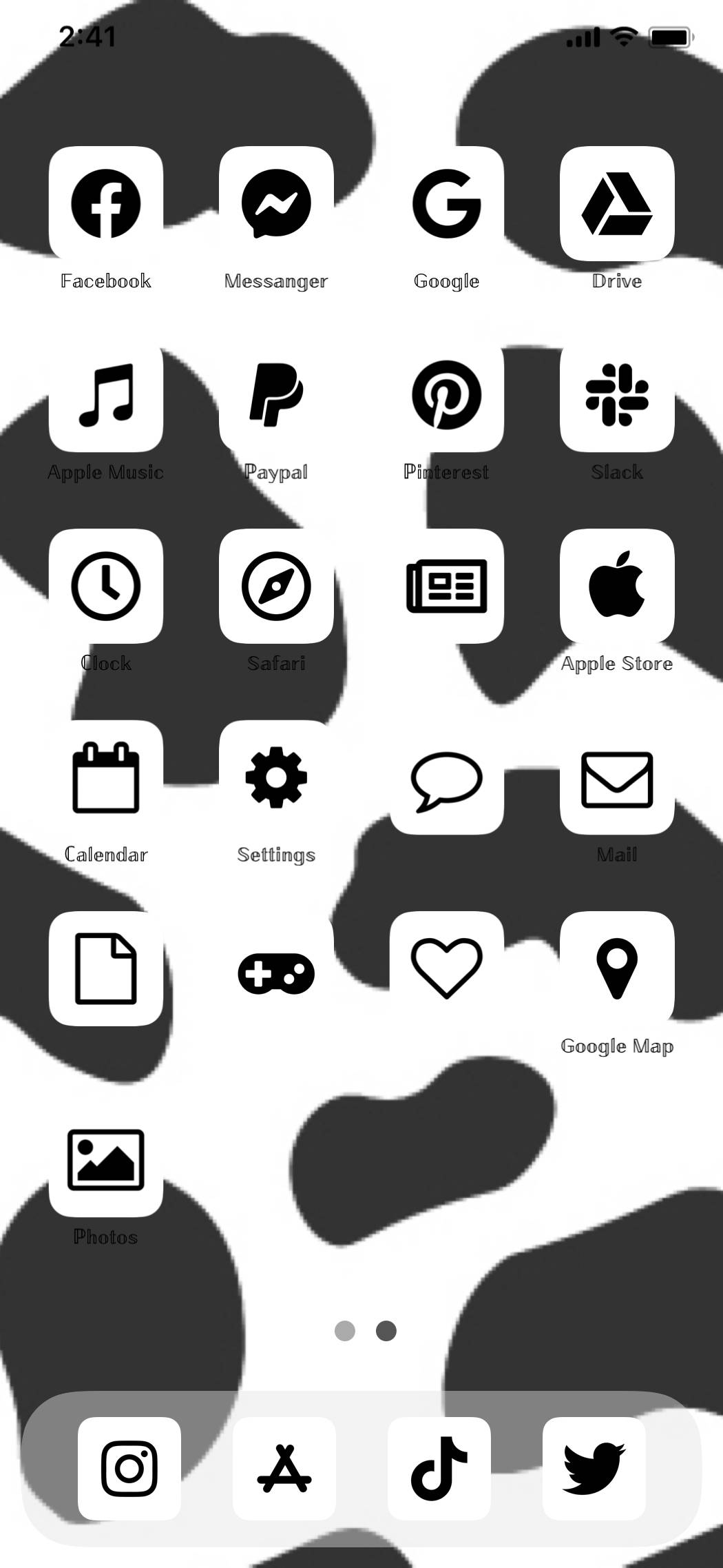 ｼﾏｼﾏ🖤🤍Home Screen ideas[BgfjwqQMM87FhXTR3ZHu]