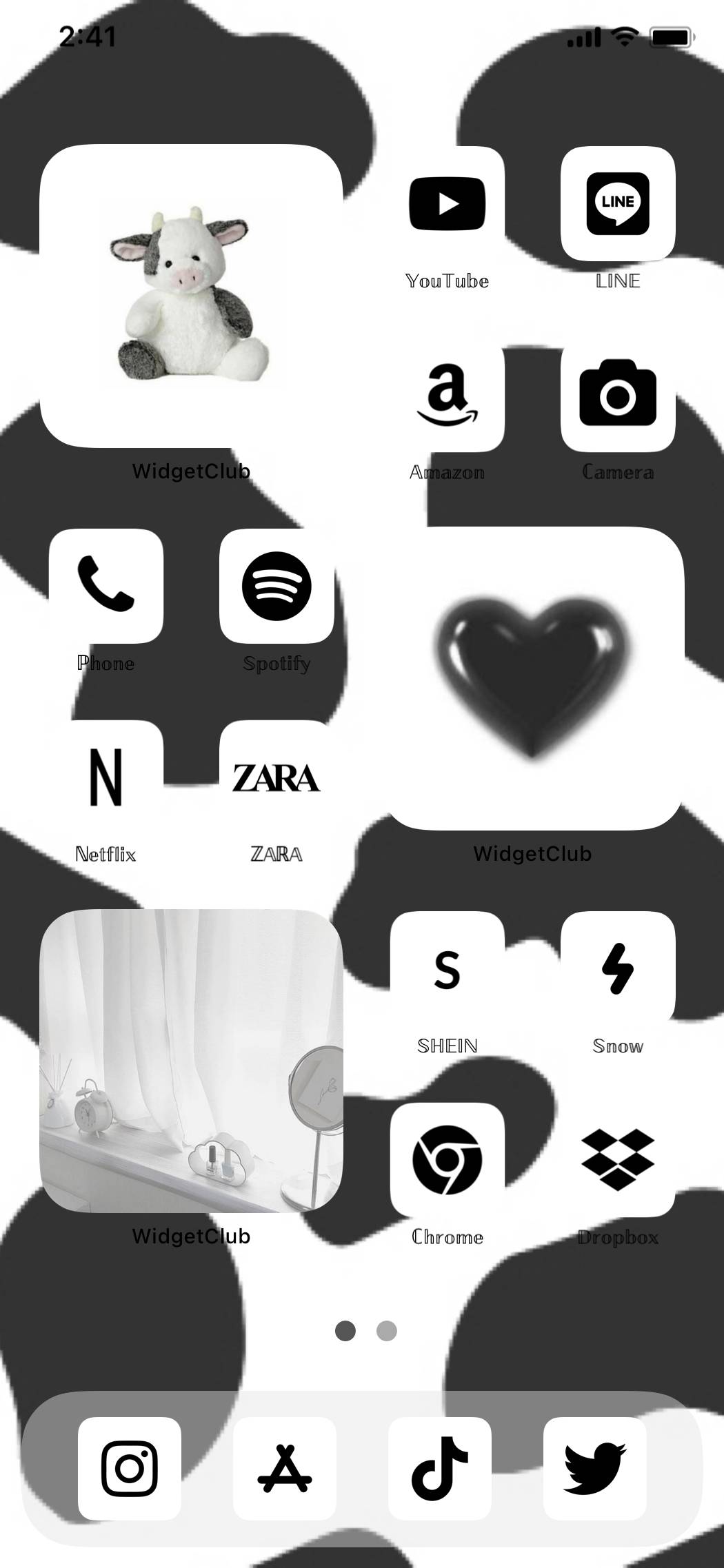 ｼﾏｼﾏ🖤🤍Home Screen ideas[BgfjwqQMM87FhXTR3ZHu]