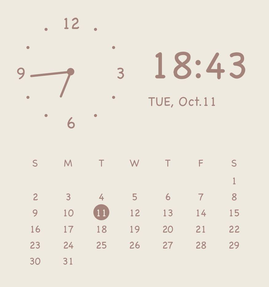 Clock Widget ideas[ltxFIhv4C5YyG26seQxZ]