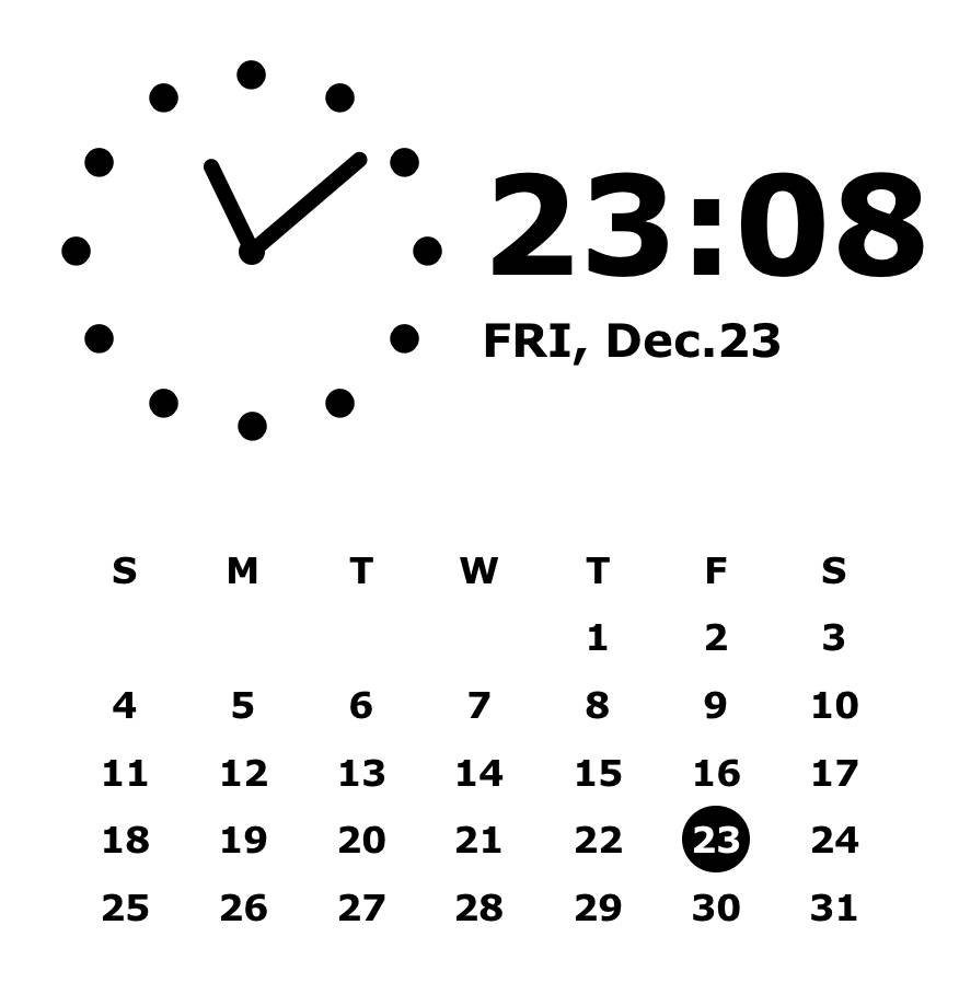 カレンダー Clock Widget ideas[DR4vSu5EGD87izk51aVo]