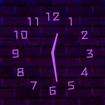 Neon Clock Ceas Idei de widgeturi[4r2gtNUjgrNjkWrC7dfZ]