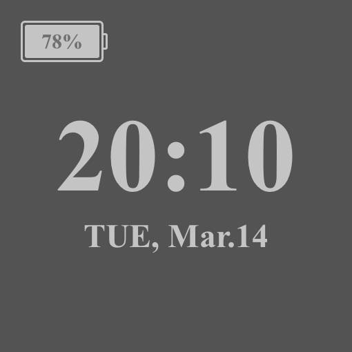 Time Widget ideas[HVTK8OUejrg2glkPEOfu]