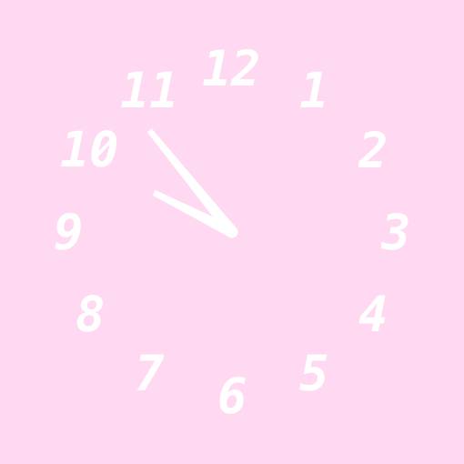 PINK Clock Widget ideas[dzCMwxKj7VdXbuzrLNe3]