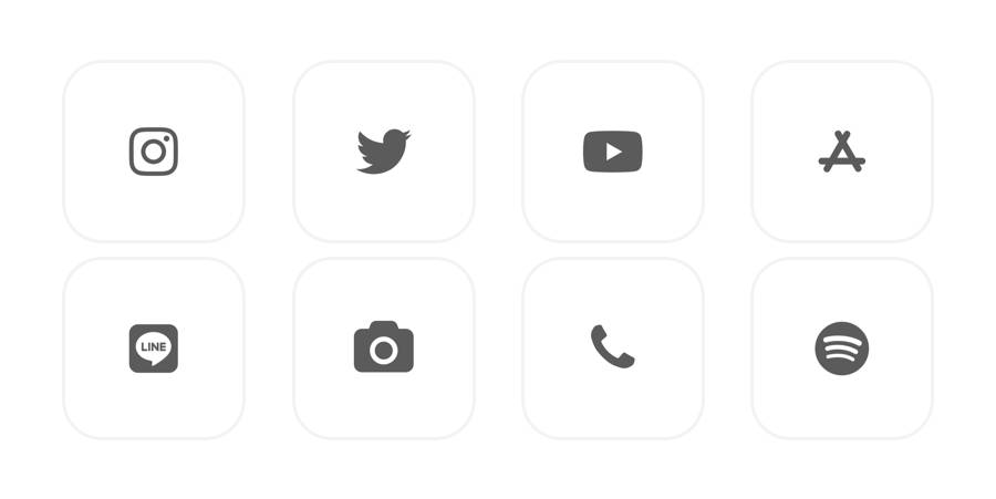 White App Icon Pack[b608qgn40AIKtrhm5jNW]
