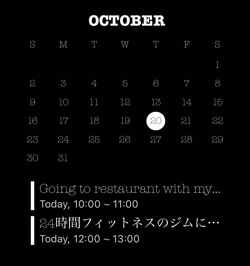 calendar Kalendár Nápady na widgety[dGXR7LKbAaySivEopIzG]