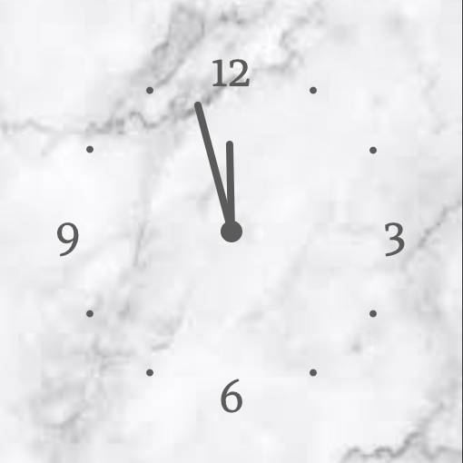 marble clock 時計 ウィジェット[PWAwPHqDarY9NSOAYB99]