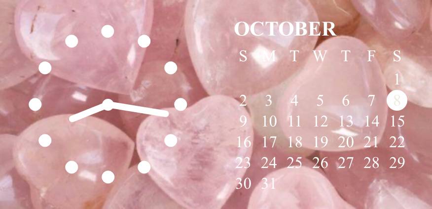 pink calendar นาฬิกา แนวคิดวิดเจ็ต[hNWza1taIE6LVth2hVNV]