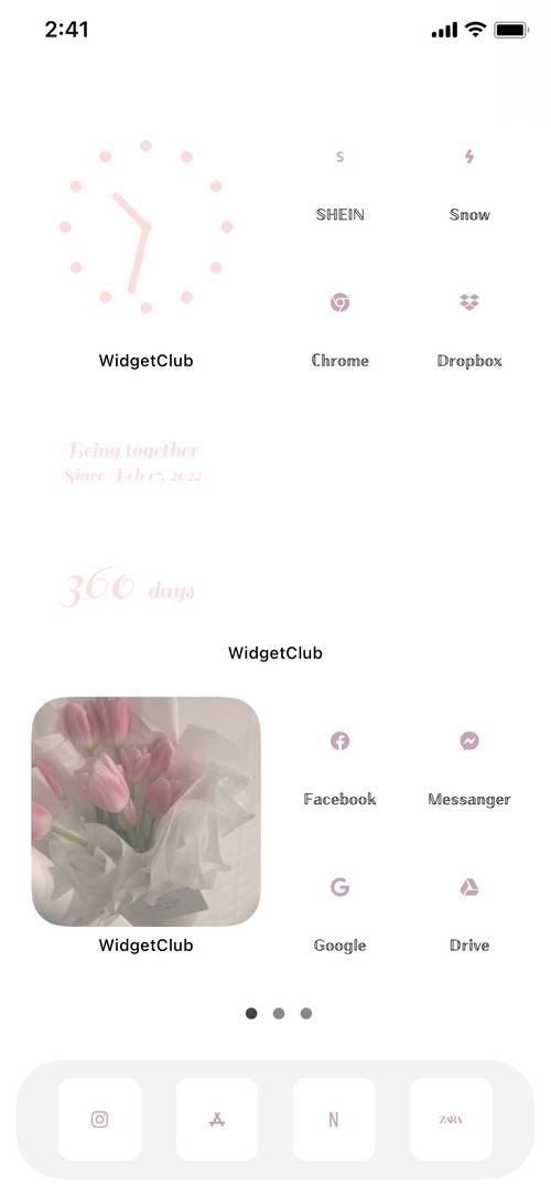 White ＆ pink Idées d'écran d'accueil[0s77AJSTrAwokNYJMYI7]