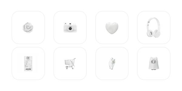 Бяло Пакет с икони на приложения[iMPMrmVXqZJk8lse5QrG]