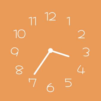 Pumpkin pie widget Clock Widget ideas[AmkZQxmCk3p8sSB3XjVA]